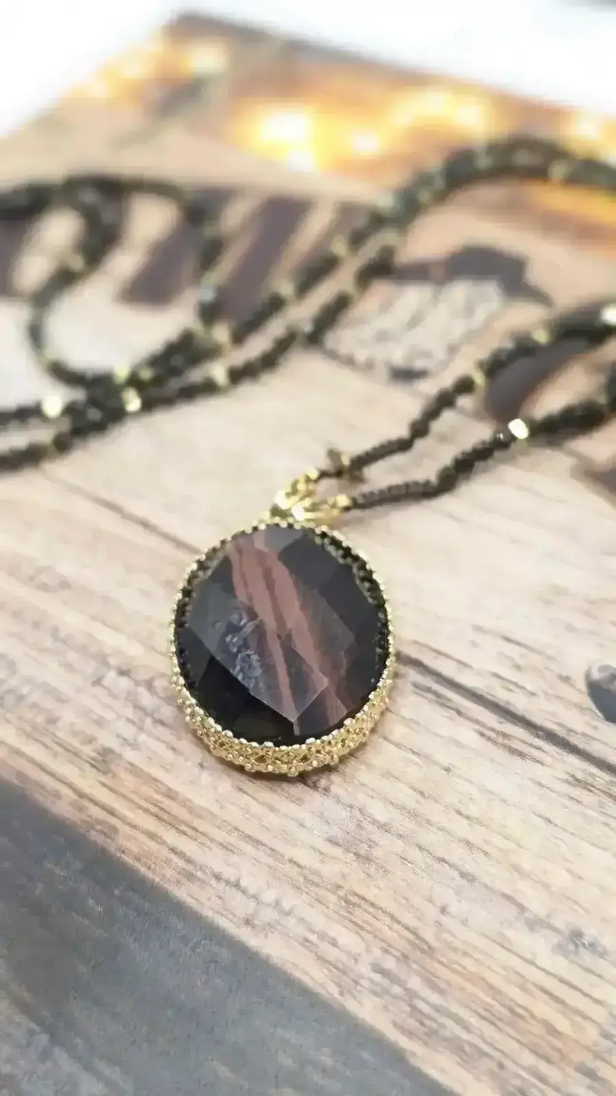 Sautoir Œil de Taureau