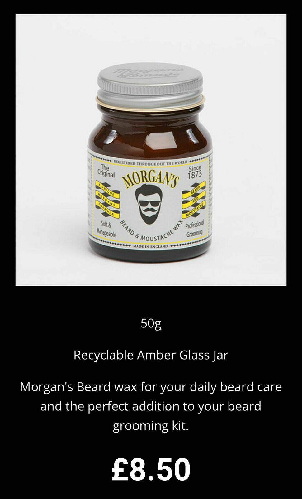 Beard wax 