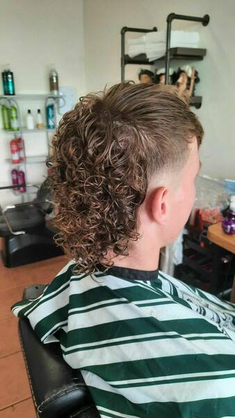 Permed mullet by kyle