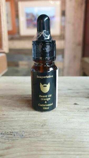 Beard oil orange & cedarwood 10ml