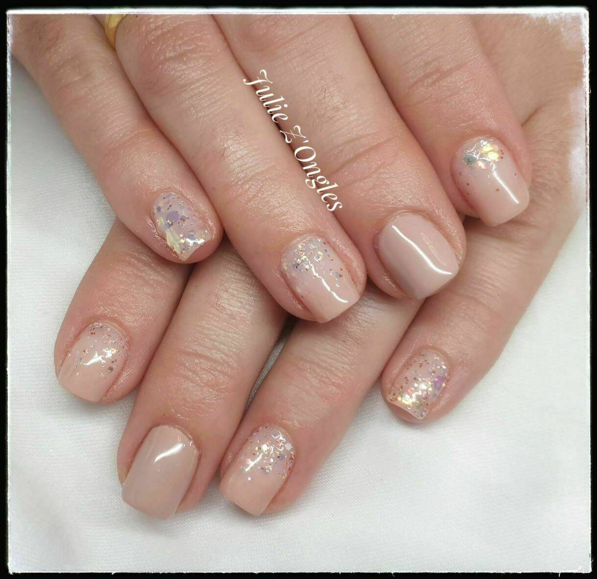 Semi permanent et dégrader de paillettes 