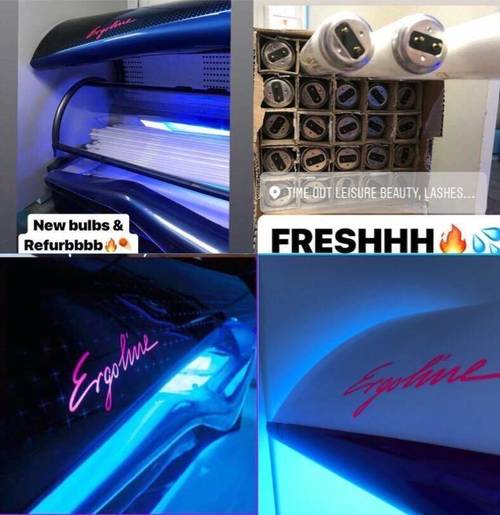 All 4 Machines have been GO GO GO today!  open until 8pm! LATE NIGHT TANNING ‍♀️‍♀️