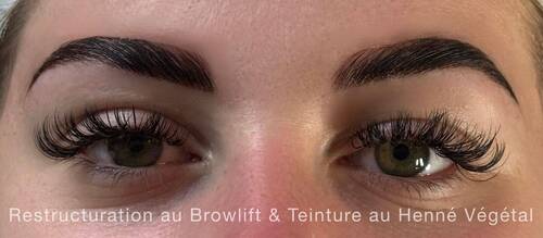 Browlift & Teinture au henné végétal #clermontferrand