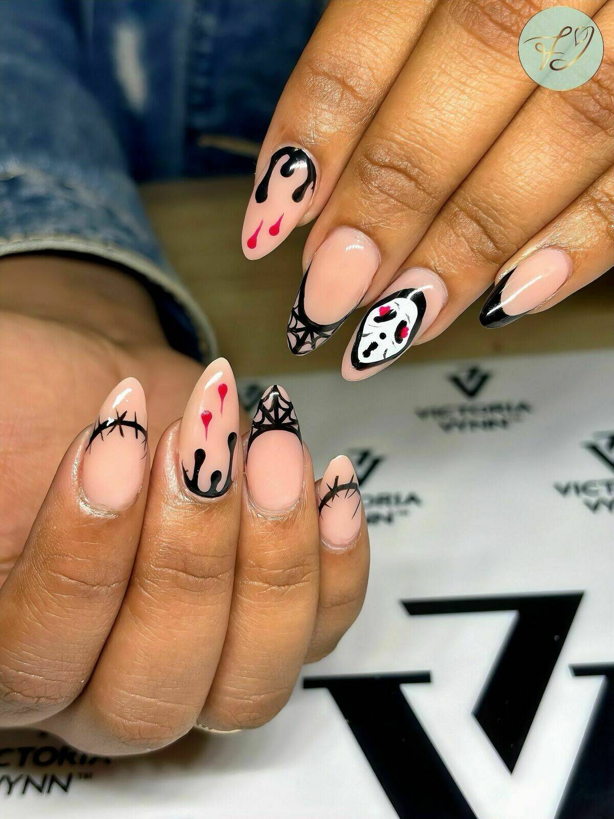 Remplissage gel d'une Magnifique Pose d'Halloween🕷️🕸️. By Jade 🤍 