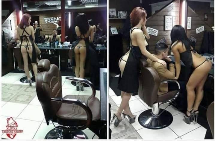 We can't guarantee you that our barbers are looking like this but we can guarantee you can get a good haircut done today ! 2 barbers are ready to work from 9till late 5 
