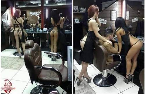 We can't guarantee you that our barbers are looking like this but we can guarantee you can get a good haircut done today ! 2 barbers are ready to work from 9till late 5 
