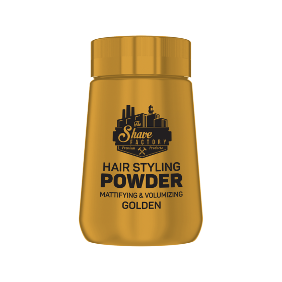The Shave Factory Strong Hair Styling Powder (Golden) - 20g