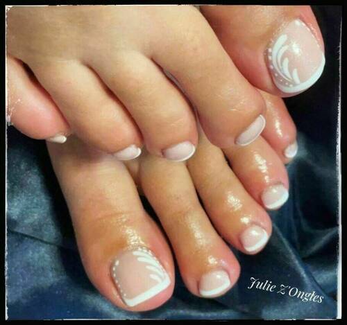 Semi permanent french et Nails art 