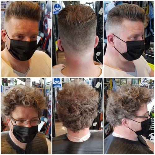 A New Thundersley Quiff for a new era in Simon Foxen Barber Shop