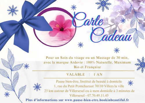 ✨ CHÈQUE CADEAU 30 min 🎁 