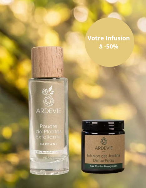 DUO NETTOYANT PEAU - Gommage visage & Infusion