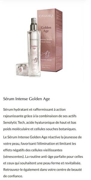 Sérum Golden Age