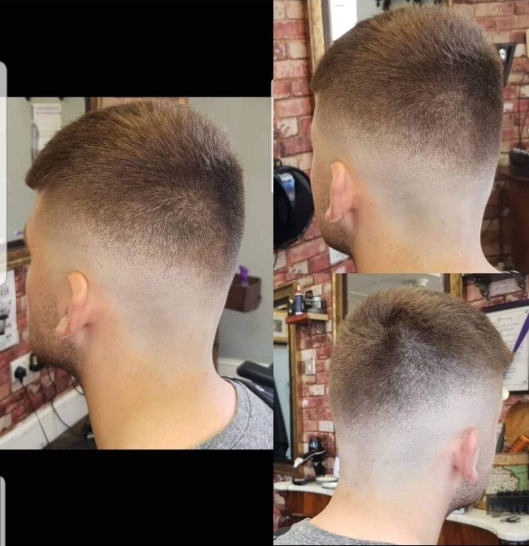 Medium length skin fade done by Dan  