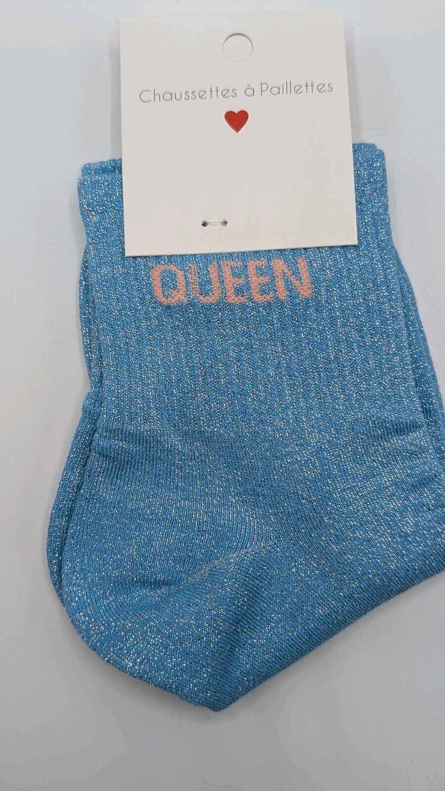 Chaussettes à Paillettes Queen