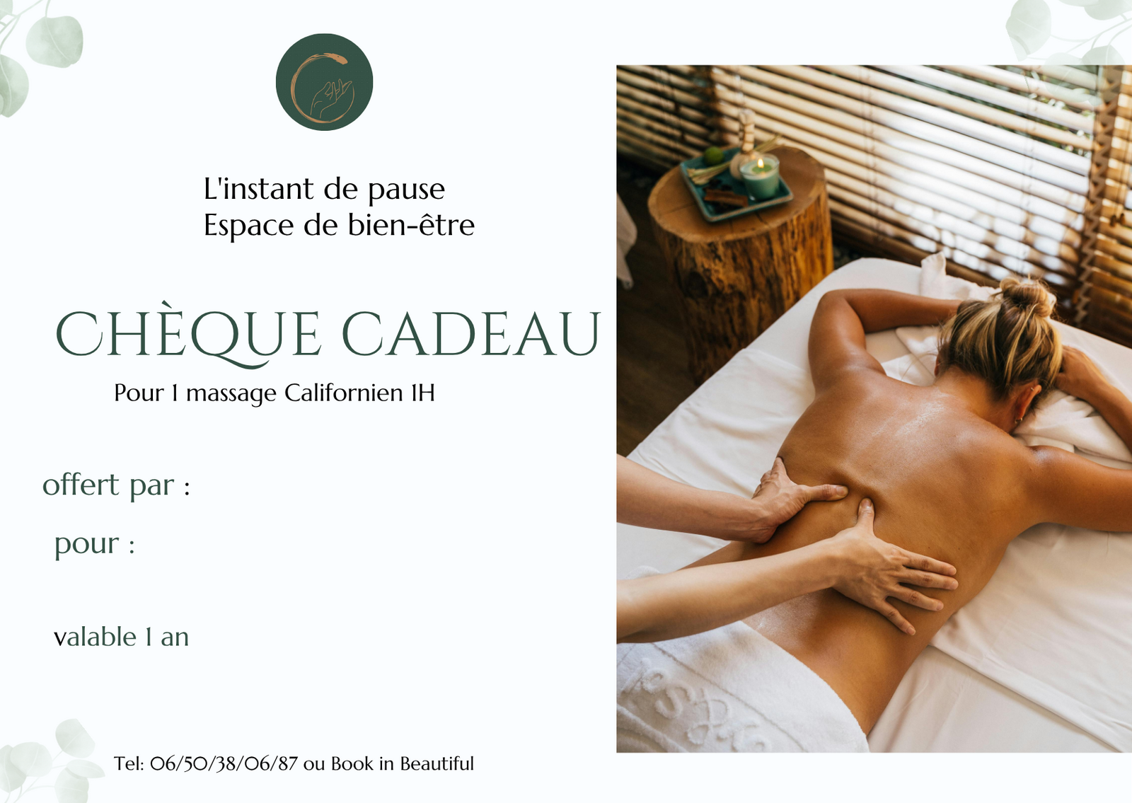 MASSAGE CALIFORNIEN -corps entier-