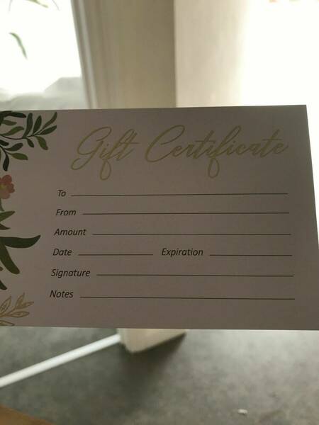 Gift voucher