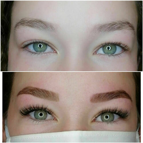 Combo volume léger + henna brow 