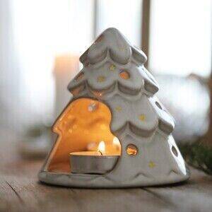 Christmas tree tea light holder