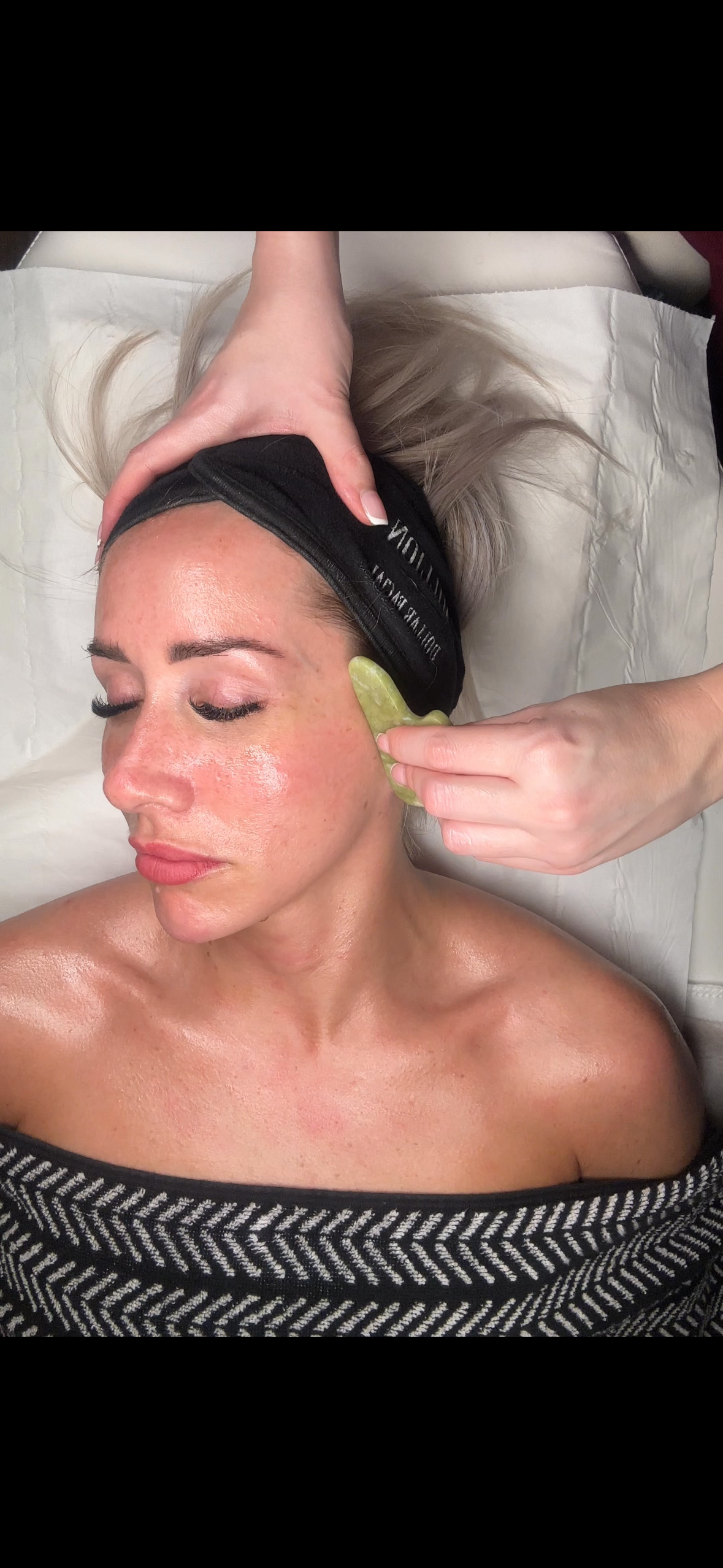 Gua Sha facial massage
