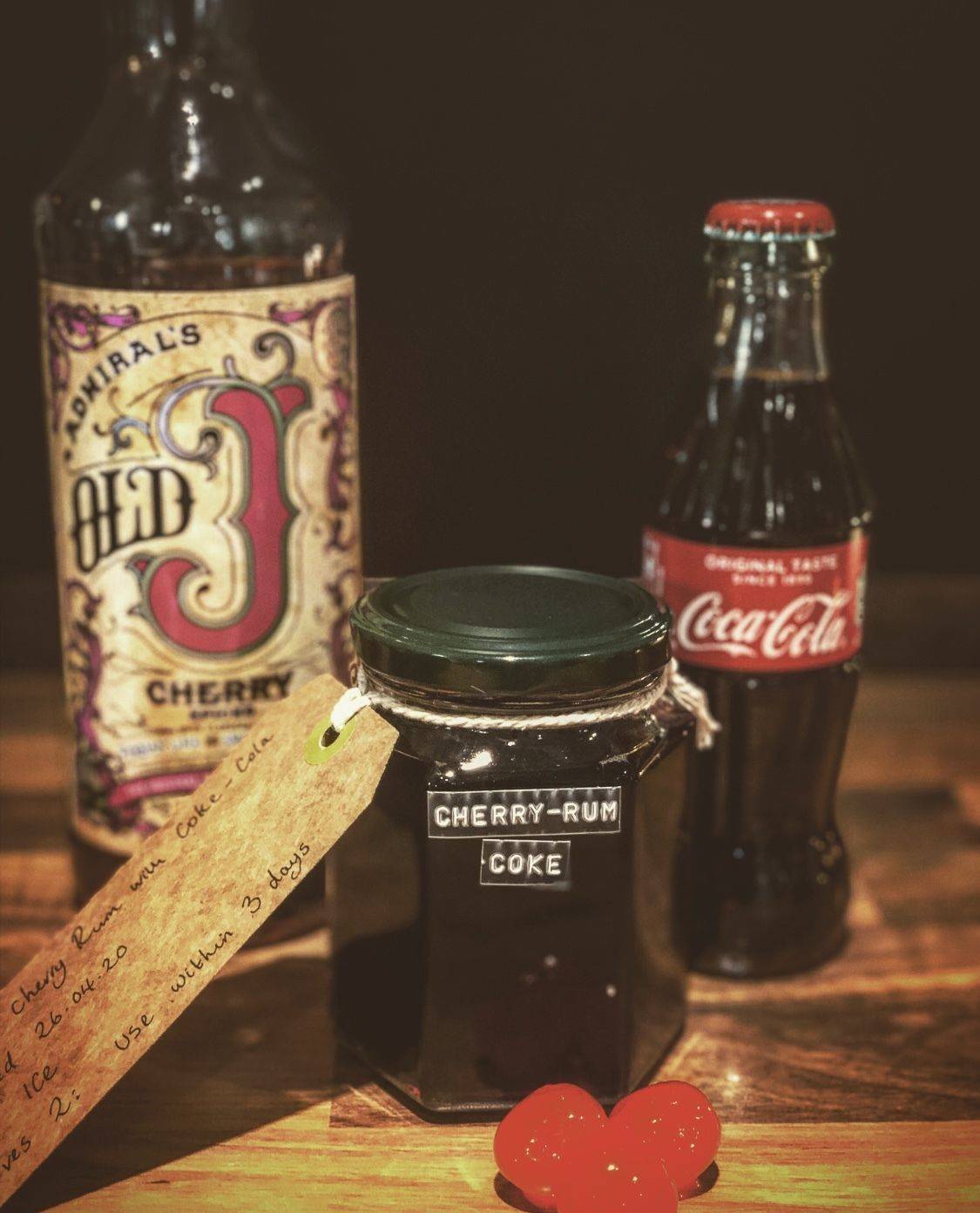 Cherry ‘Rum’ Coke (serves 2)