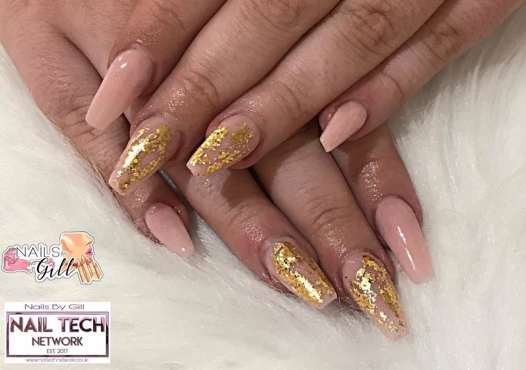LOVE these #nailsbygill01 #jfbeautylounge #nailtechnetwork #cjpacrylic #classicnude
