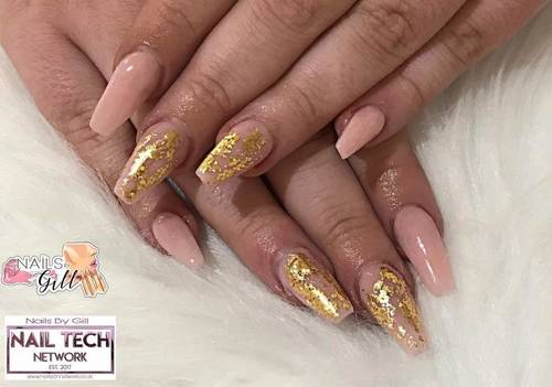 LOVE these #nailsbygill01 #jfbeautylounge #nailtechnetwork #cjpacrylic #classicnude