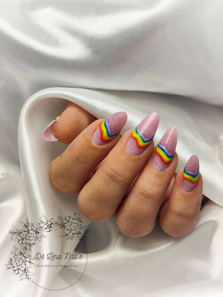 Pose complète + Nail art personnalisé 