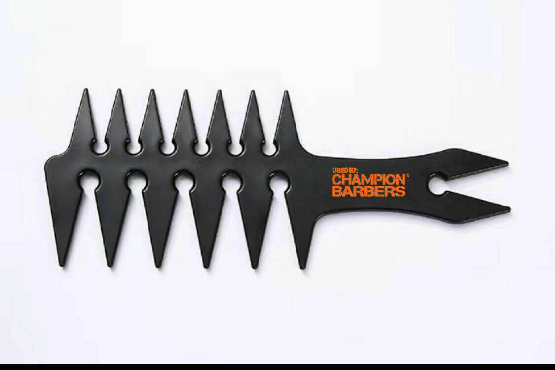 champion barbers Styling Comb 