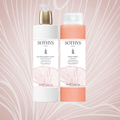 DUO DÉMAQUILLANT VITALITÉ LAIT/LOTION 400ML