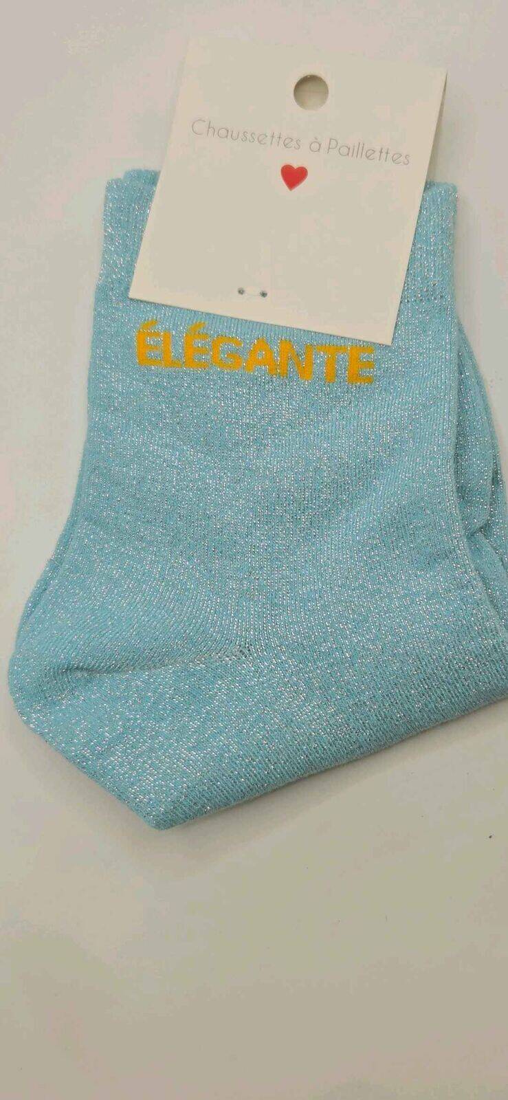 Chaussettes à Paillettes Elegante