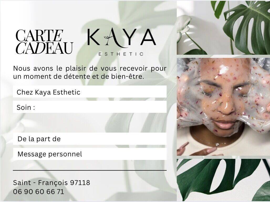 Bon cadeau Kaya esthetic