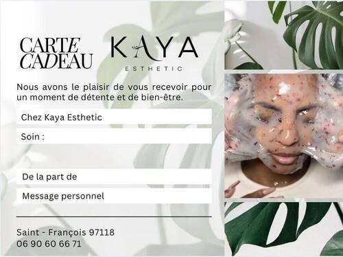 Bon cadeau Kaya esthetic
