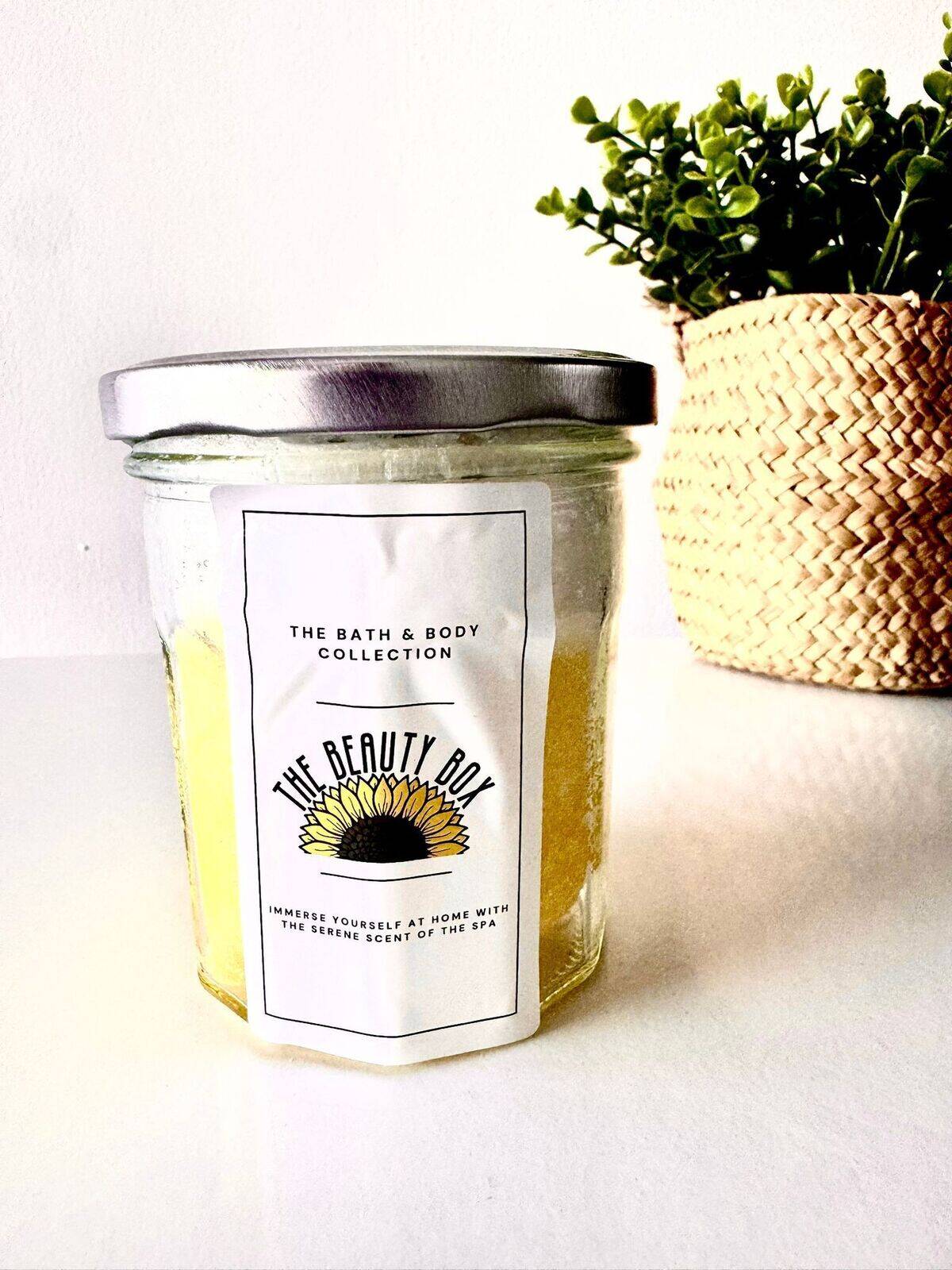 Coconut and Lemon Body Scrub