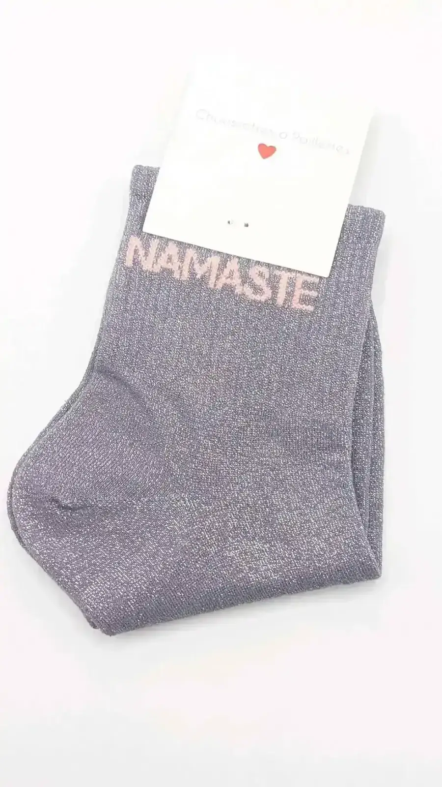 Chaussettes à Paillettes Namaste Lilas