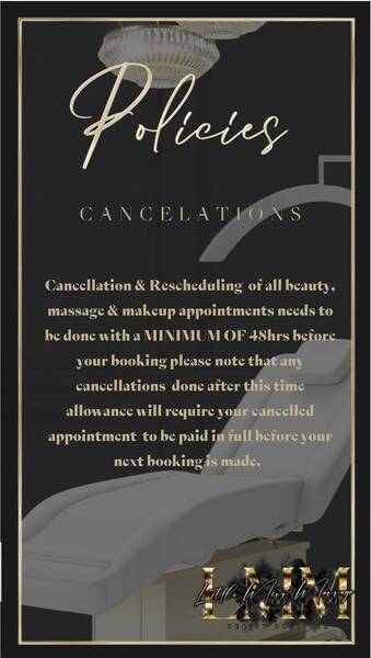 Cancelation policy 