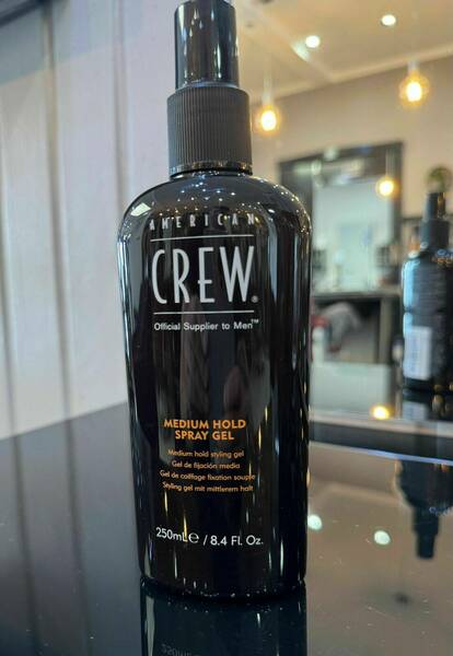 American crew medium spray gel 
