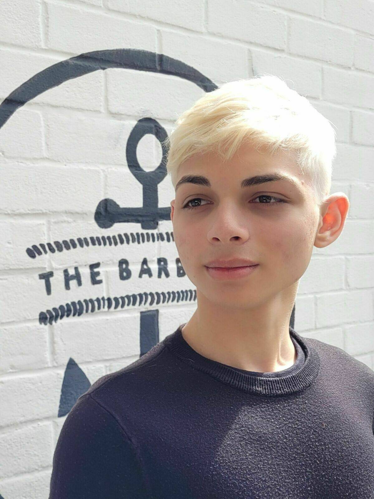  Crafted By Bob . Full head bleach and style  