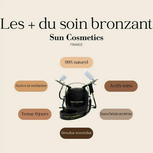 Bronzage visage+ décolleté 