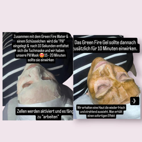 Das Green Fire Water enthält wertvollen Grüntee-Extrakt 🍃, der für seine pflanzlichen, antioxidativen Eigenschaften bekannt ist. Es beruhigt die Haut und unterstützt die Regeneration