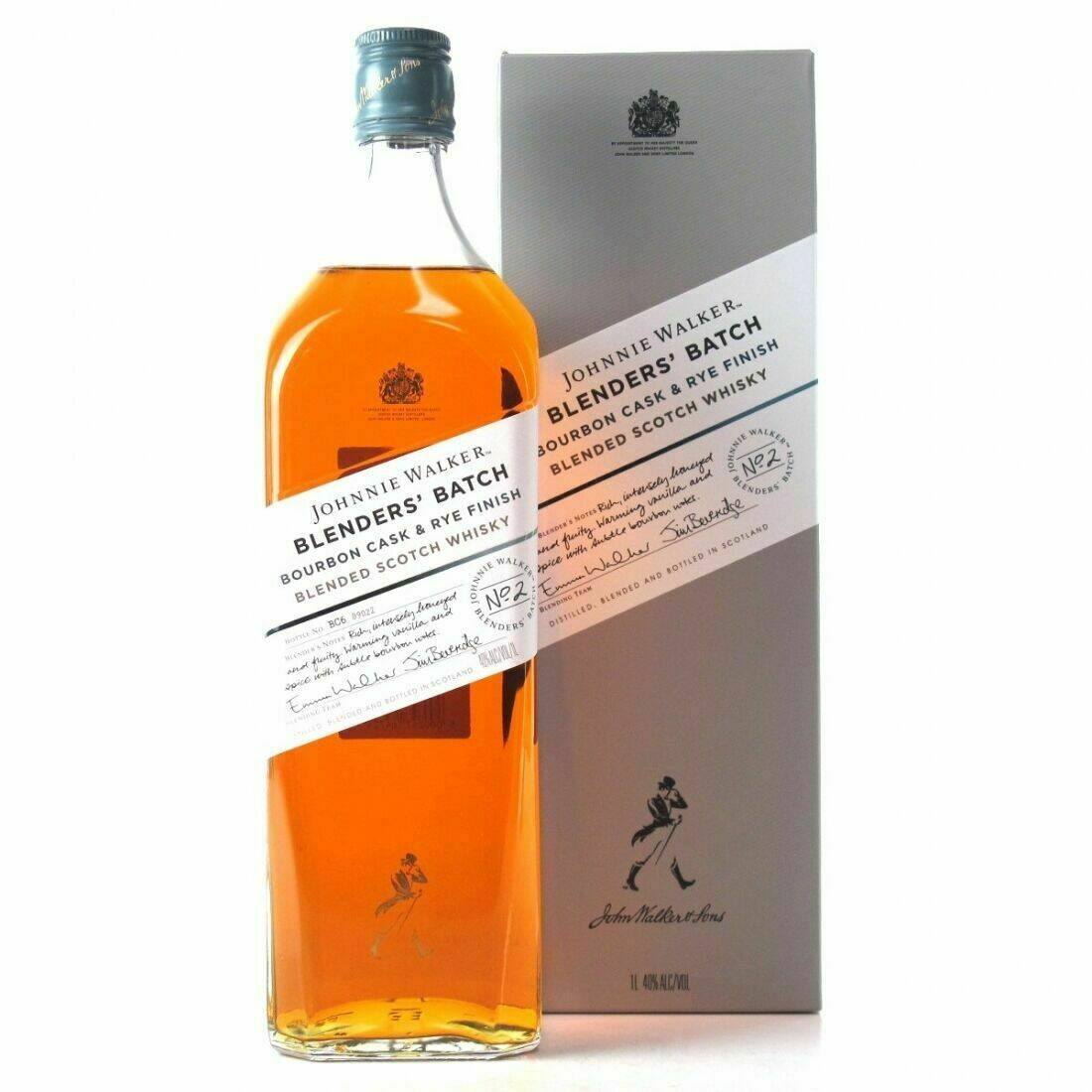 Johnnie Walker Blender's Batch - Bourbon Cask & Rye Finish 1L