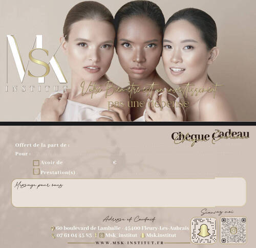 Chèque cadeau 