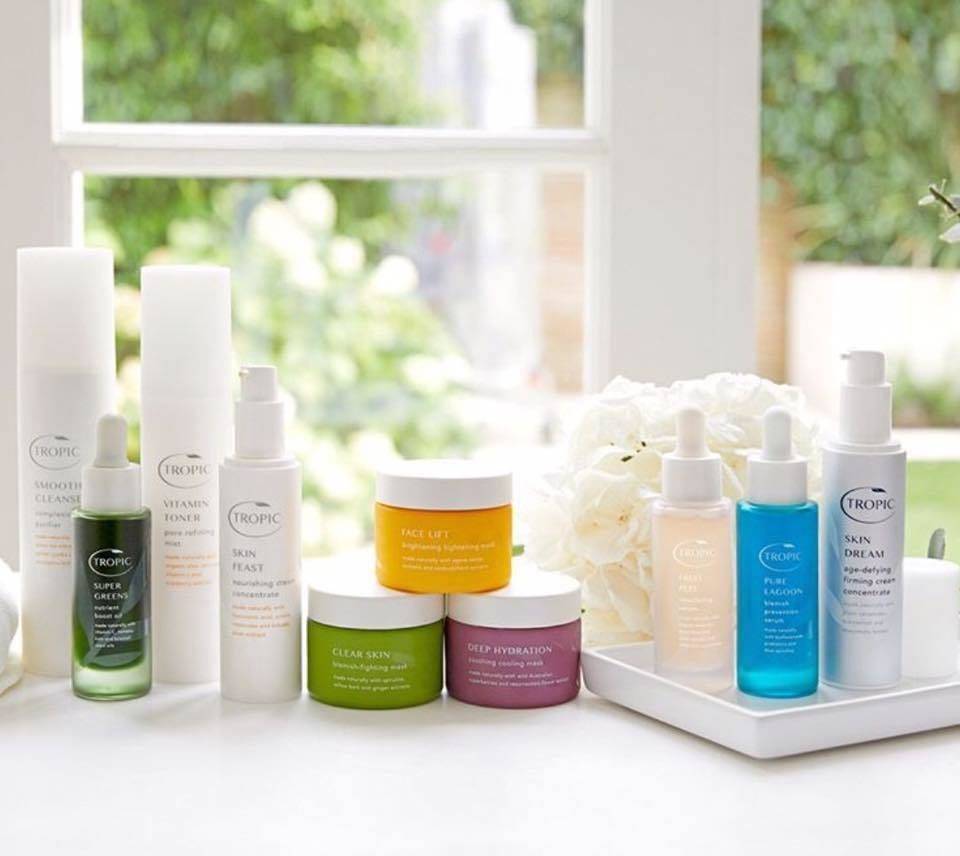 Tropic, natural, vegan and animal cruelty free.