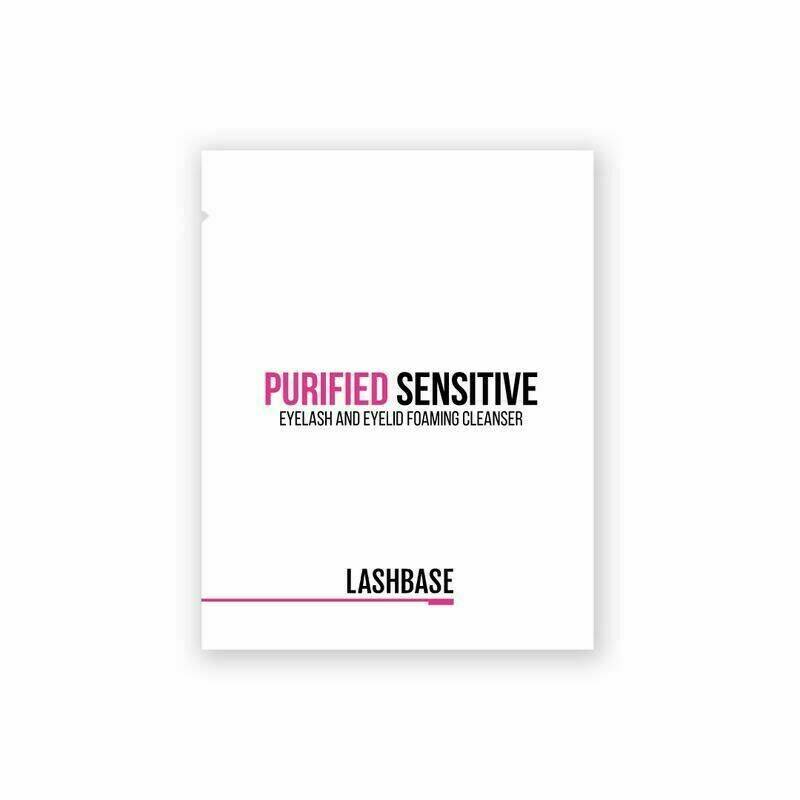 Lash and brow cleanser sachet