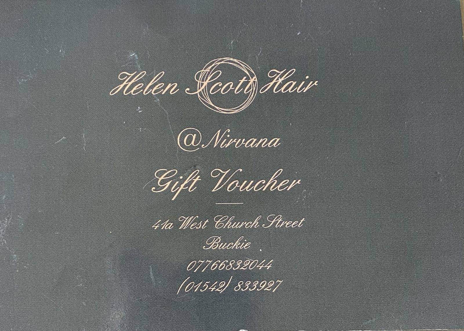 Helen Scott Hair gift voucher