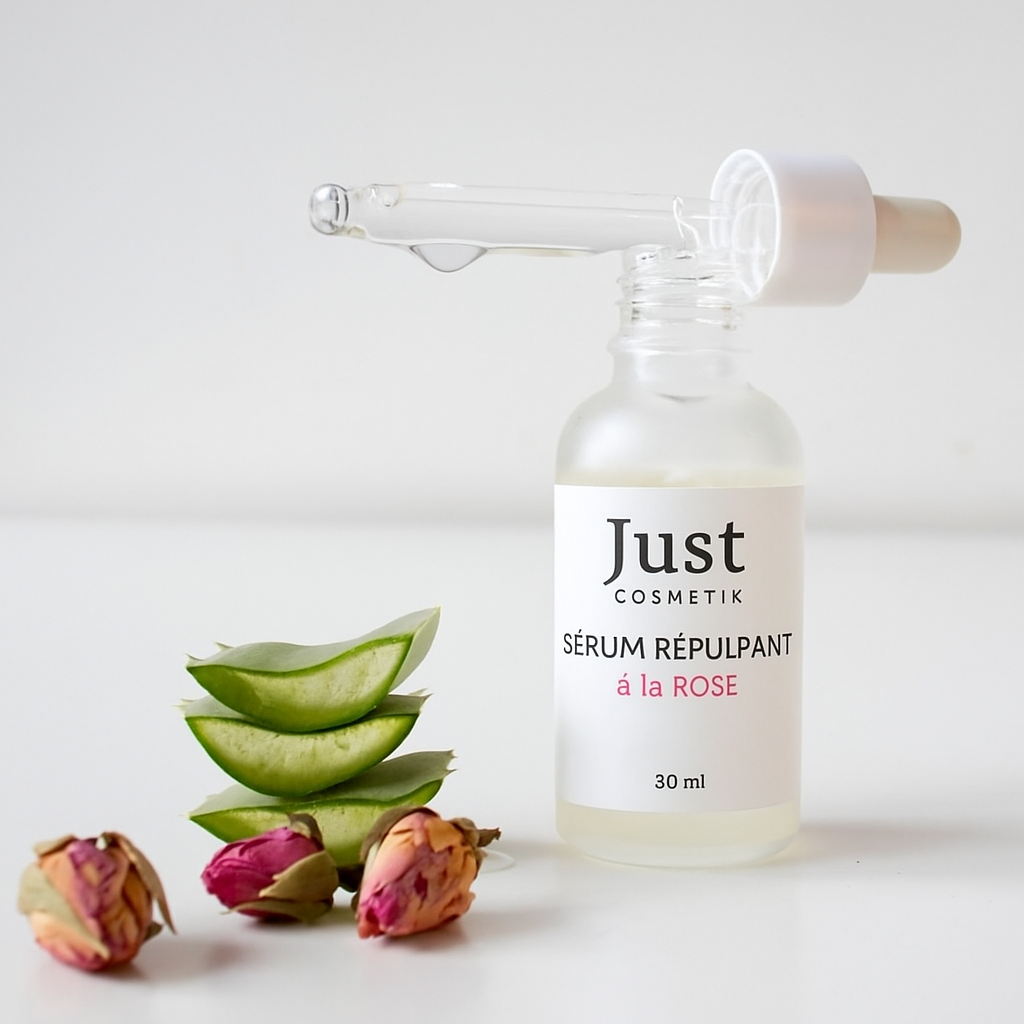 VISAGE / Sérum bio hydratant & repulpant à la Rose