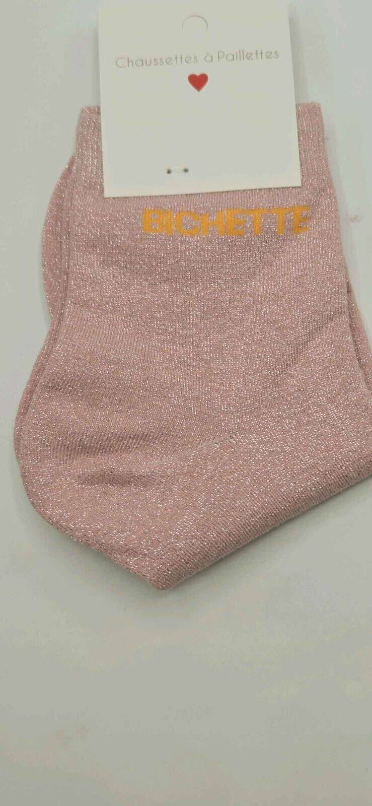 Chaussettes à Paillettes Bichette