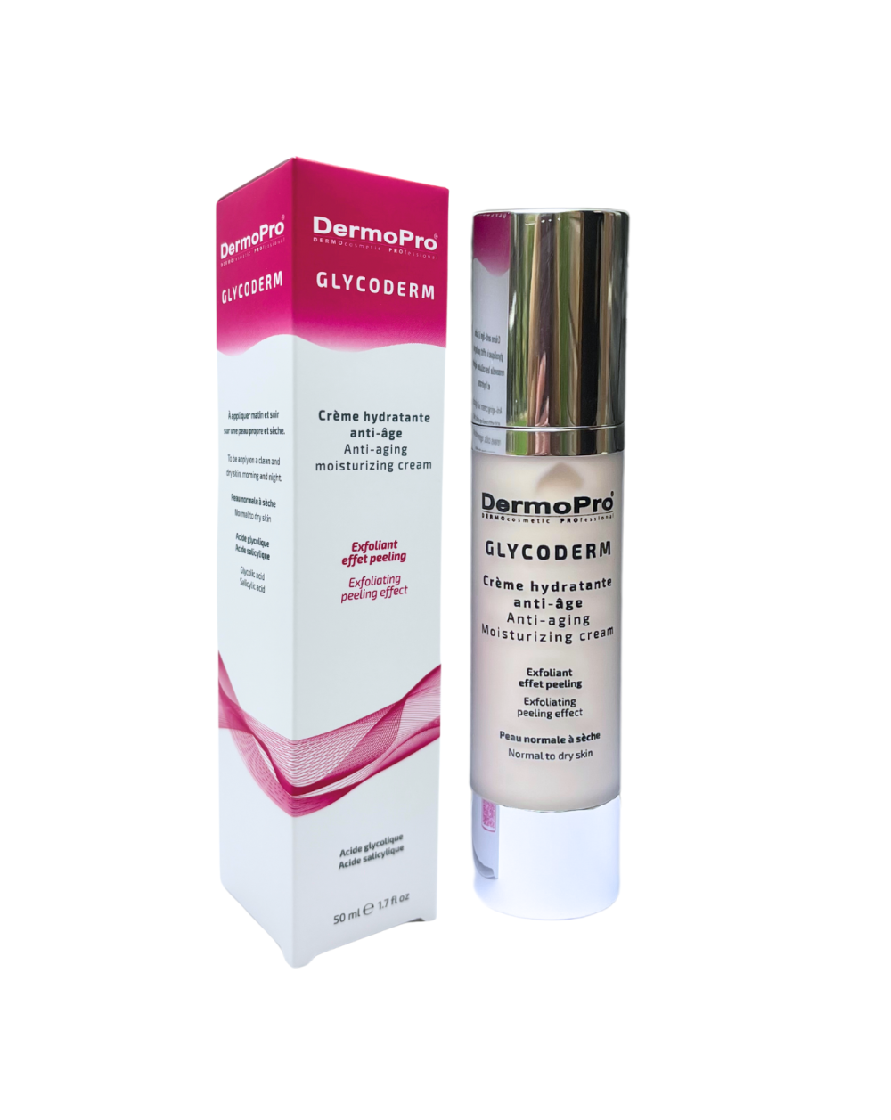 GlycoDerm émulsion hydratante anti-âge "effet peeling"