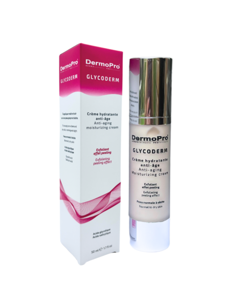 GlycoDerm émulsion hydratante anti-âge "effet peeling"