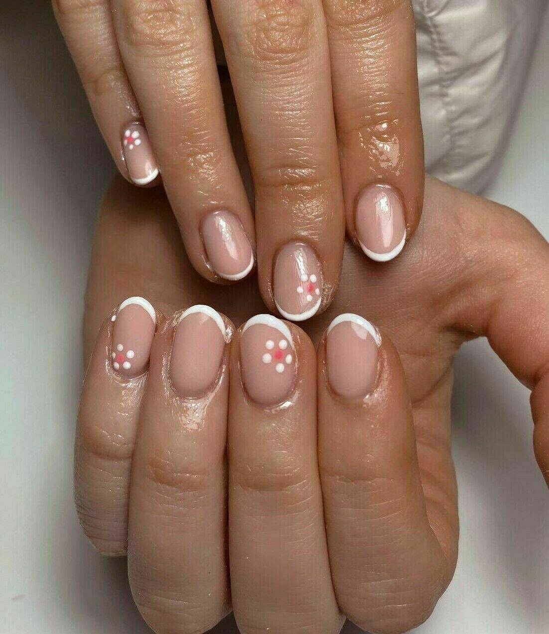BIAB Manicure with Advanced Nail Art