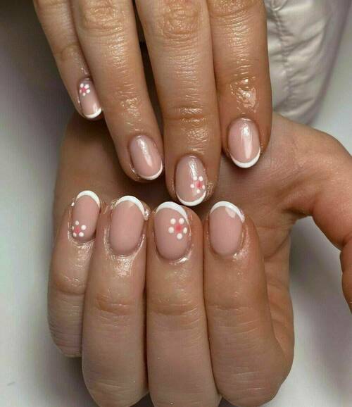 BIAB Manicure with Advanced Nail Art